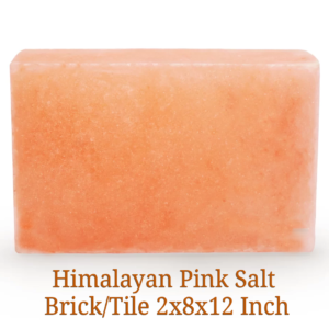Himalayan Pink Salt Tiles 1x4x8 and Bricks 2x4x8-inch set of 9 – Sauna Wellness Spa Tiles/Bricks | Salt Crystal Tiles for Ambient Lighting