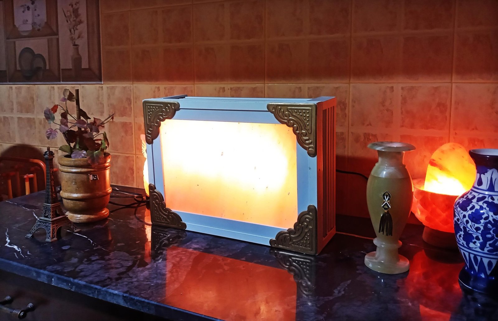 Unique Himalayan Pink Salt Wall & Table Light - Image 3